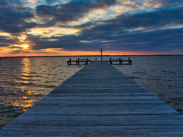 Lavallette Bay Sunset on the Pier